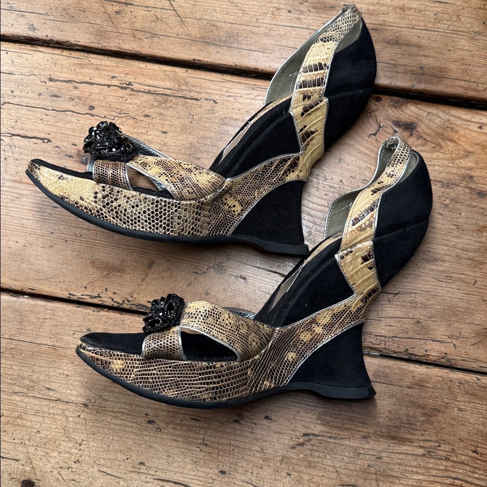 Vintage Prada Python Heels